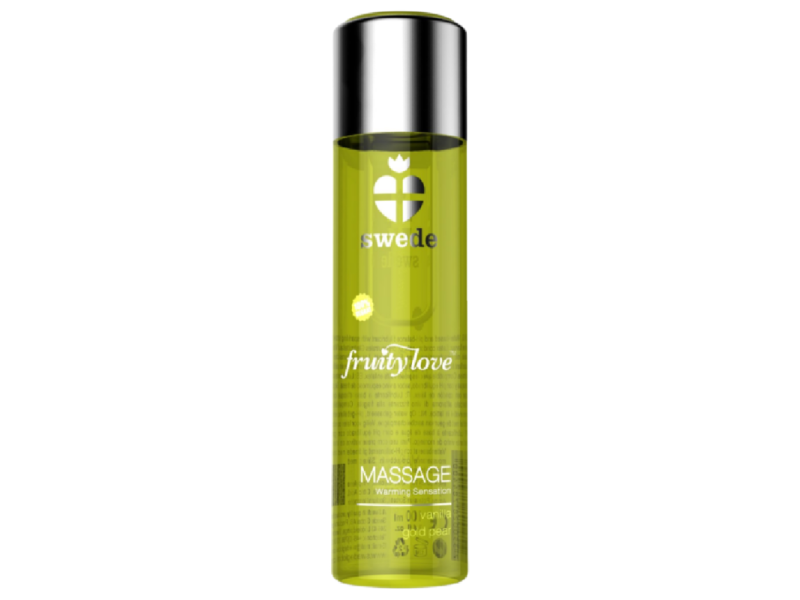 SWEDE - FRUITY LOVE WARMING EFFECT MASSAGE OIL VANILLA AND GOLD PEAR 120 ML