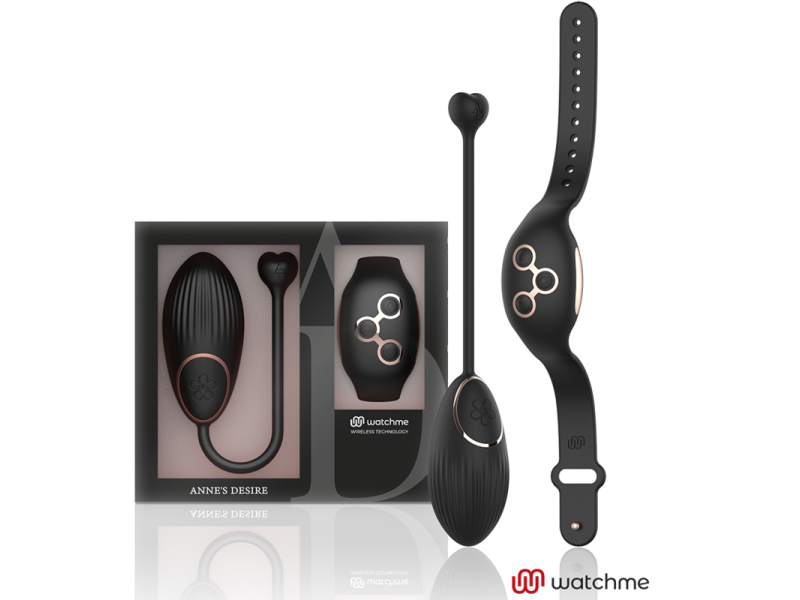 ANNE´S DESIRE - EGG REMOTE CONTROL TECHNOLOGY WATCHME BLACK/GOLD