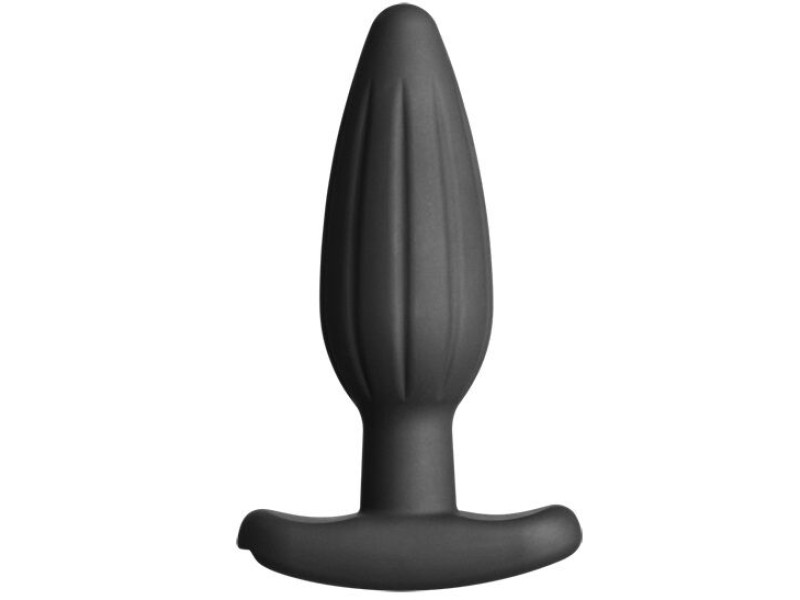 ELECTRASTIM - SILICONE BLACK ROCKER BUTT PLUG MEDIUM