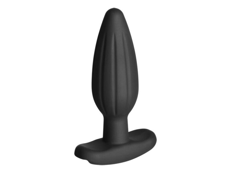 ELECTRASTIM - SILICONE BLACK ROCKER BUTT PLUG MEDIUM