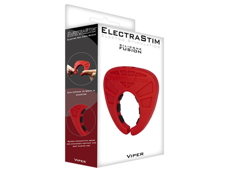 ELECTRASTIM - SILICONE FUSION VIPER COCK SHIELD