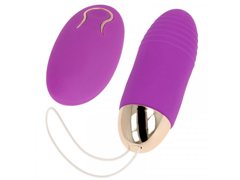 OHMAMA - REMOTE CONTROL VIBRATING EGG 10 SPEEDS PURPLE