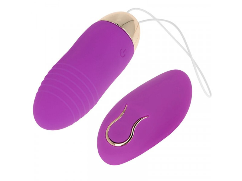 OHMAMA - REMOTE CONTROL VIBRATING EGG 10 SPEEDS PURPLE