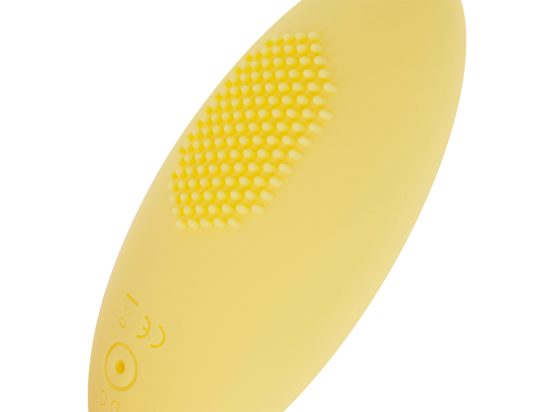 OHMAMA - TEXTURED VIBRATING EGG 10 MODES YELLOW