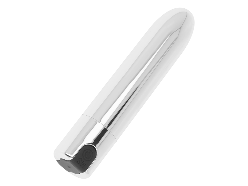 OHMAMA - SILVER VIBRATING BULLET 9.5 CM