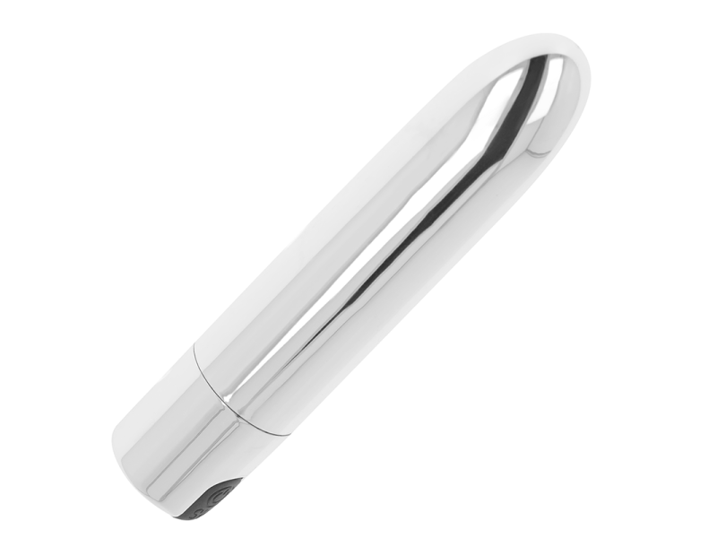 OHMAMA - SILVER VIBRATING BULLET 9.5 CM