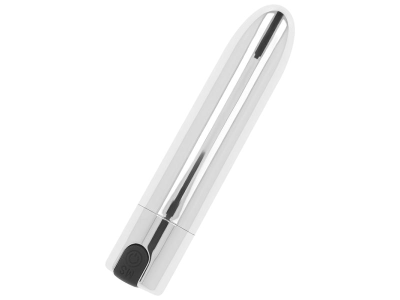 OHMAMA - SILVER VIBRATING BULLET 9.5 CM