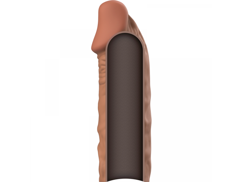 VIRILXL - LIQUID SILICONE V5 BROWN PENIS EXTENSION