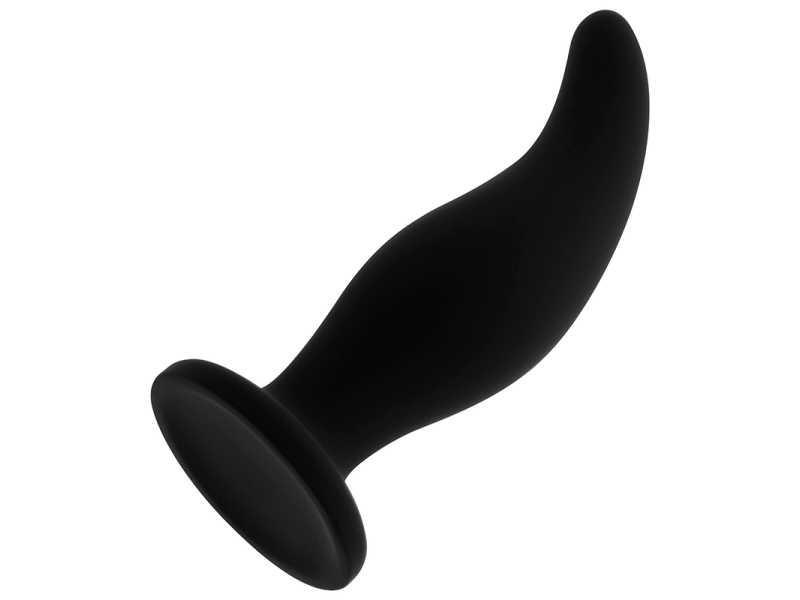 OHMAMA - CURVED SILICONE ANAL PLUG P-POINT 12 CM