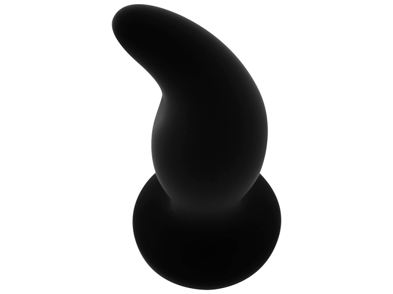 OHMAMA - CURVED SILICONE ANAL PLUG P-POINT 12 CM