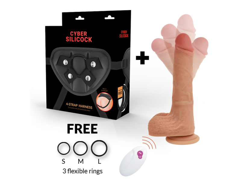 CYBER SILICOCK - STRAP-ON MR RICK REMOTE CONTROL