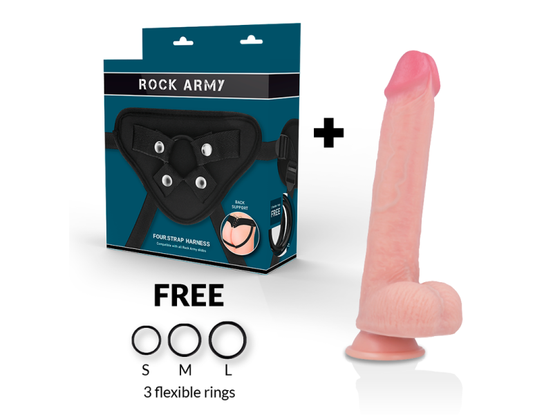 ROCKARMY - ARN S + LIQUID SILICONE DILDO PREMIUM KINGCOBRA 24 CM -O- 4.77 CM