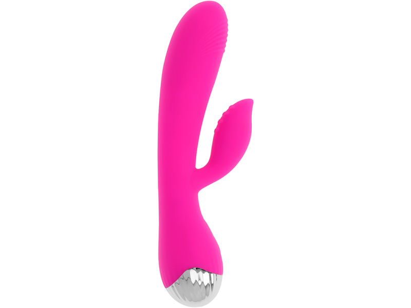 OHMAMA - RECHARGEABLE VIBRATOR WITH RABBIT 10 VIBRATION MODES 19 CM