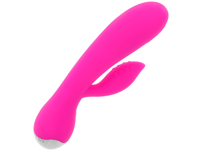 OHMAMA - RECHARGEABLE VIBRATOR WITH RABBIT 10 VIBRATION MODES 19 CM