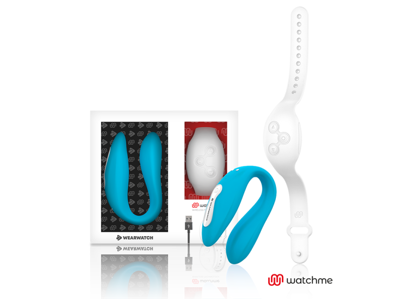 WEARWATCH - WATCHME DUAL TECHNOLOGY VIBRATOR INDIGO/SNOW