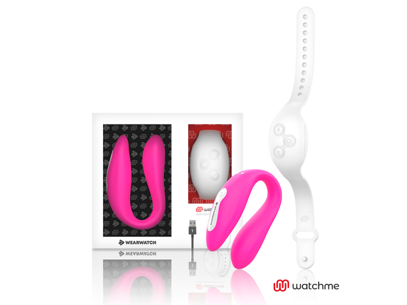 WEARWATCH - WATCHME DUAL TECHNOLOGY VIBRATOR FUCHSIA / SNOW