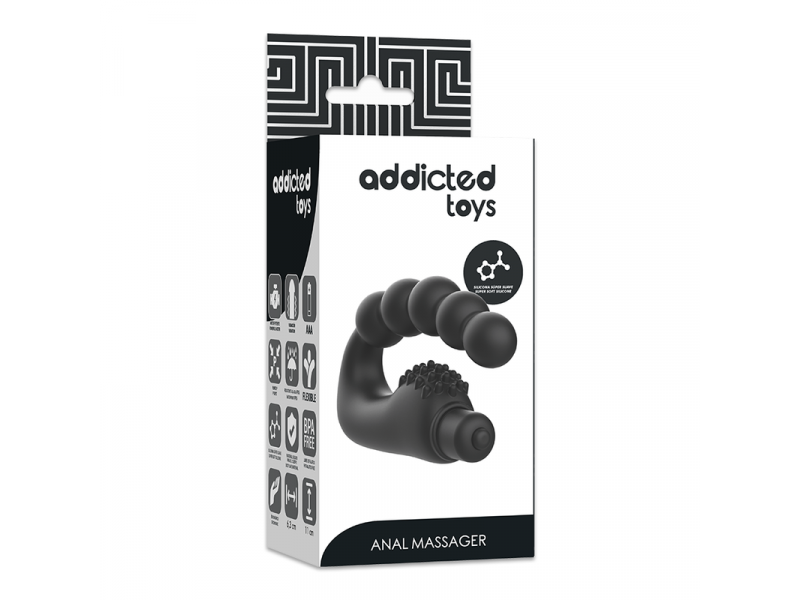 ADDICTED TOYS - ANAL MASSAGER PROSTATIC WITH VIBRATION