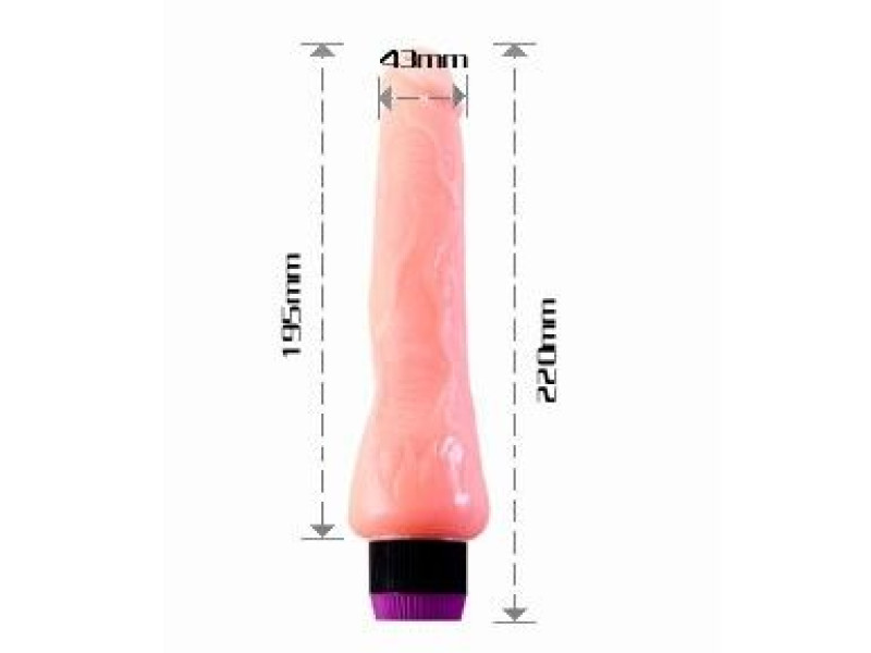 NMC TOYS - REALISTIC VIBRATOR 19.5 CM