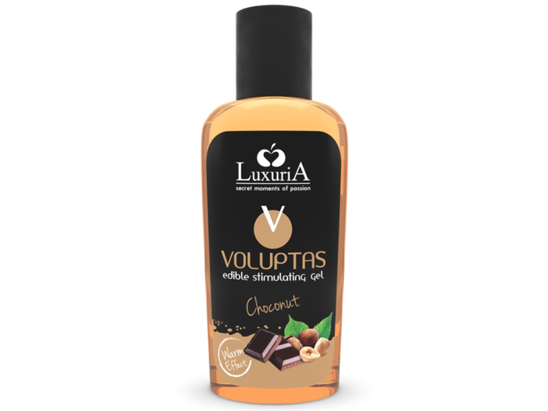 INTIMATELINE LUXURIA - VOLUPTAS EDIBLE MASSAGE GEL WARMING EFFECT - CHOCONUT 100 ML