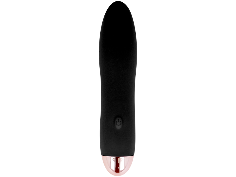 DOLCE VITA - RECHARGEABLE VIBRATOR FOUR BLACK 7 SPEEDS