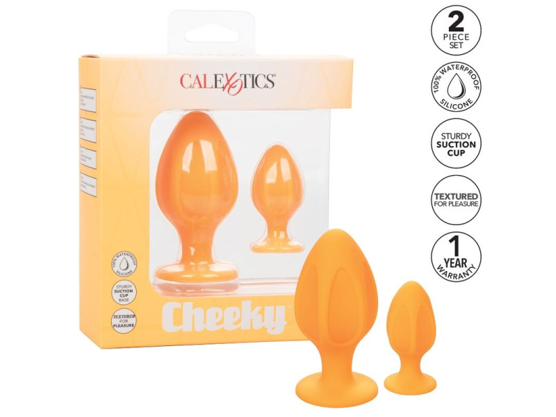 CALEXOTICS - CHEEKY BUTTPLUG ORANGE