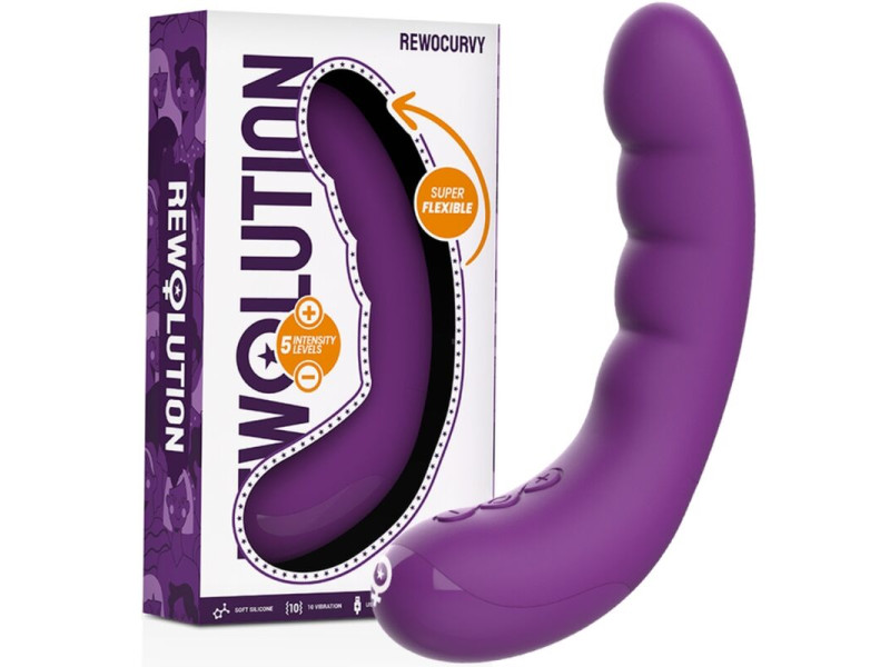 REWOLUTION - REWOCURVY RECHARGEABLE FLEXIBLE VIBRATOR