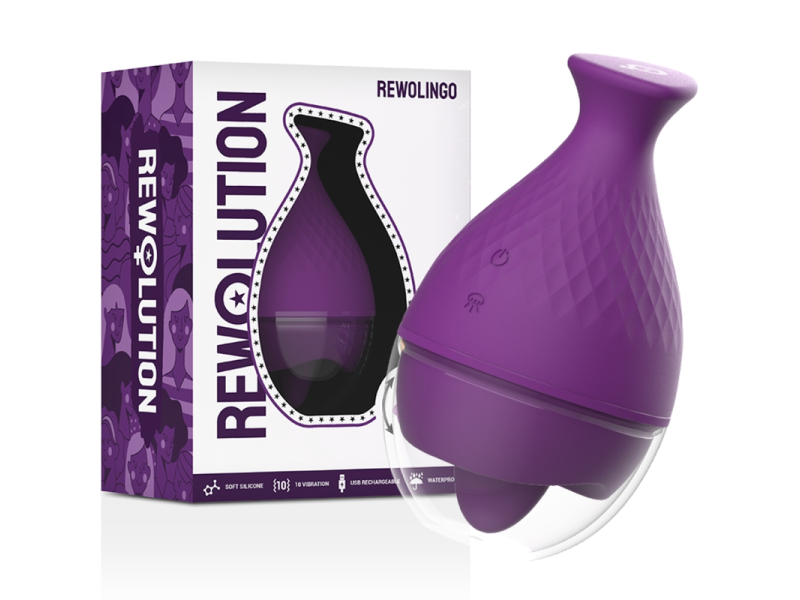 REWOLUTION - REWOLINGO VIBRATOR WITH TONGUE