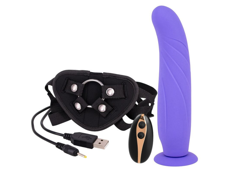 SEVEN CREATIONS - STRAP ON HARNESS WITH DILDO 24 CM