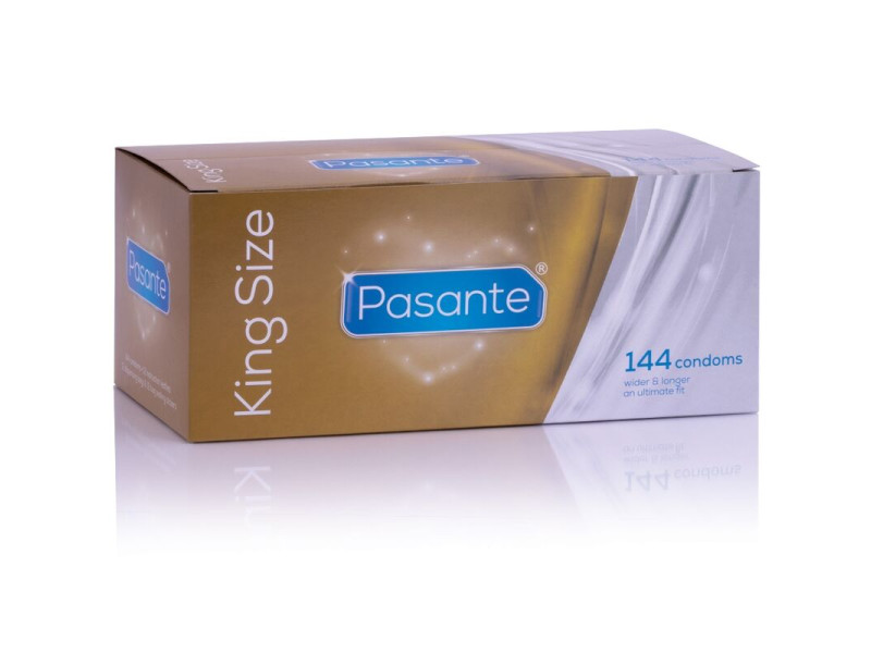 PASANTE - CONDOMS KING SIZE BOX 144 UNITS