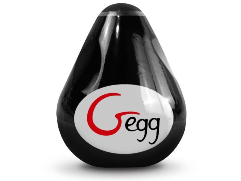 G-VIBE - REUSABLE TEXTURED MASTURBATOR EGG BLACK