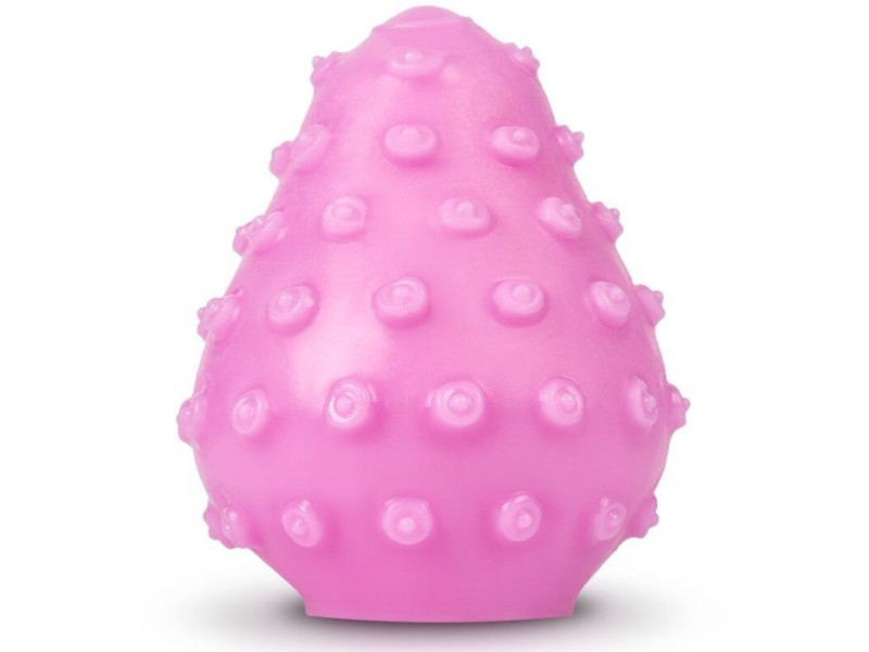 G-VIBE - REUSABLE TEXTURED MASTURBATOR EGG PINK