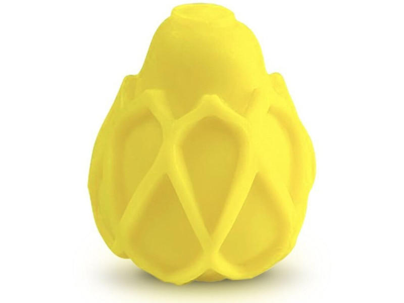 G-VIBE - REUSABLE YELLOW TEXTURED MASTURBATOR EGG