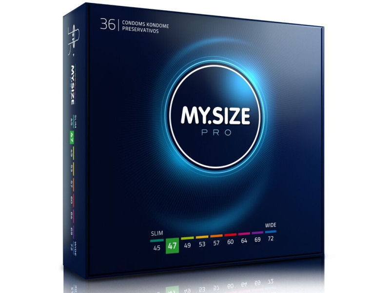 MY SIZE - PRO CONDOMS 47 MM 36 UNITS