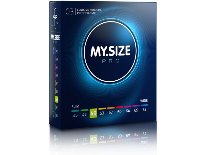 MY SIZE - PRO CONDOMS 49 MM 3 UNITS