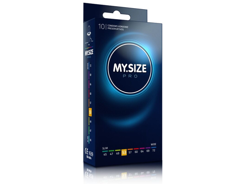 MY SIZE - PRO CONDOMS 53 MM 10 UNITS