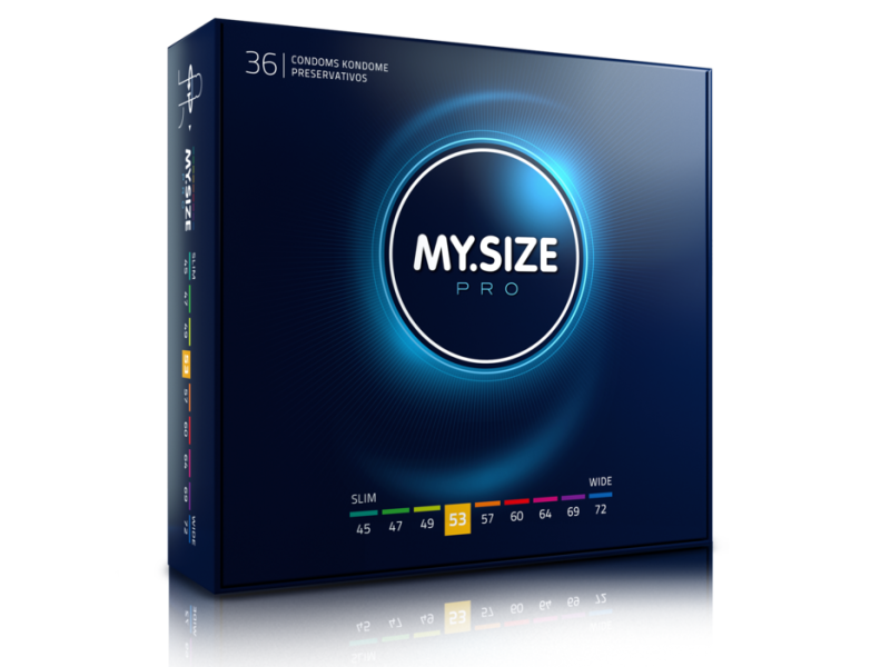 MY SIZE - PRO CONDOMS 53 MM 36 UNITS