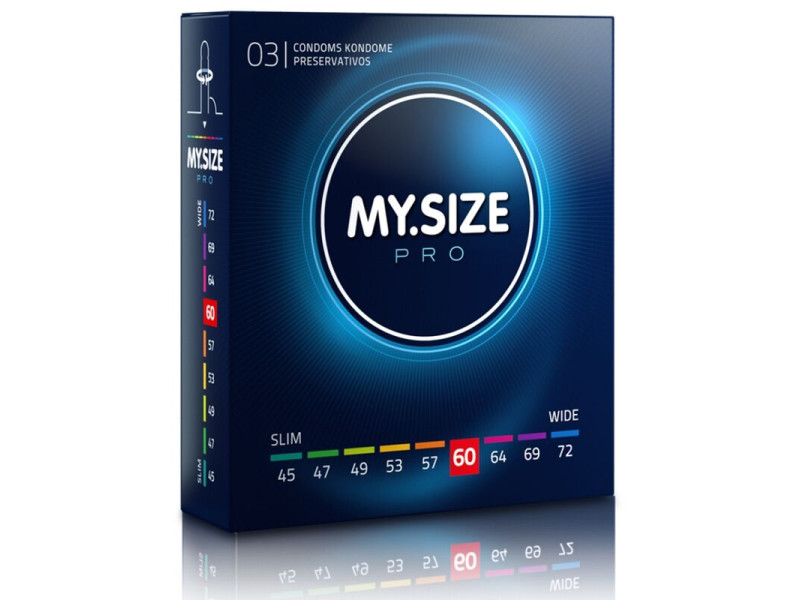 MY SIZE - PRO CONDOMS 60 MM 3 UNITS