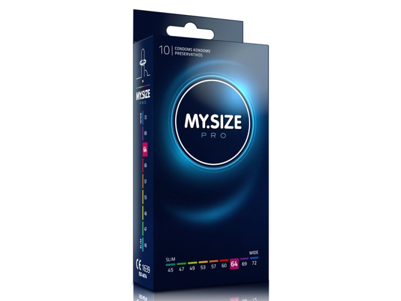 MY SIZE - PRO CONDOMS 64 MM 10 UNITS