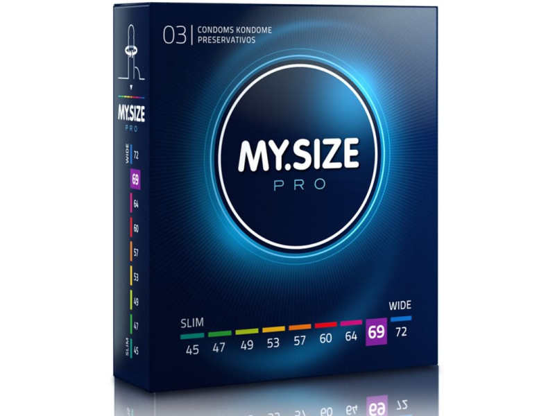 MY SIZE - PRO CONDOMS 69 MM 3 UNITS