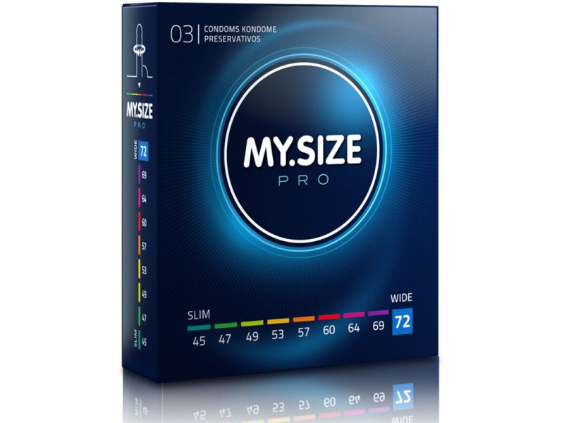 MY SIZE - PRO CONDOMS 72 MM 3 UNITS