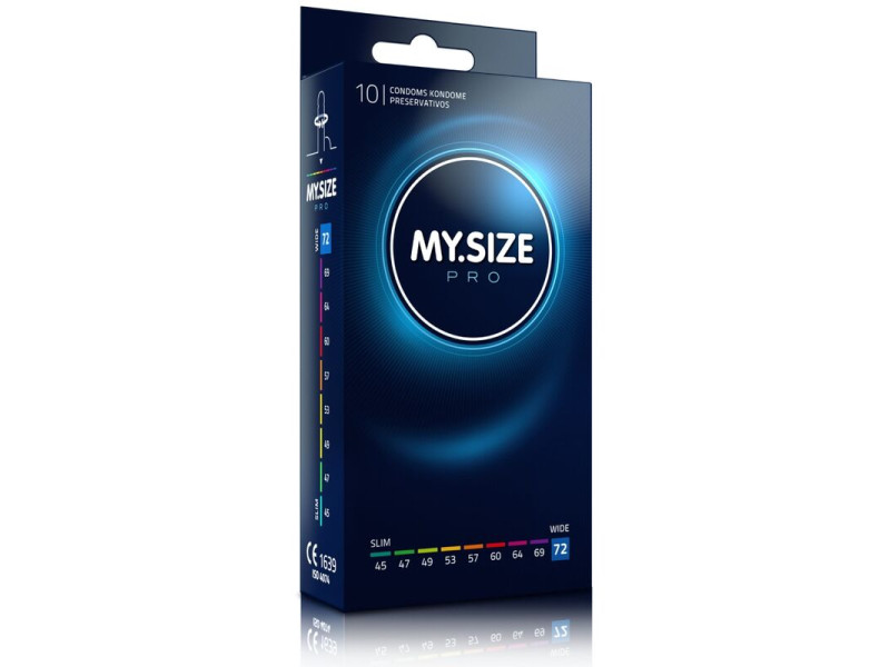 MY SIZE - PRO CONDOMS 72 MM 10 UNITS