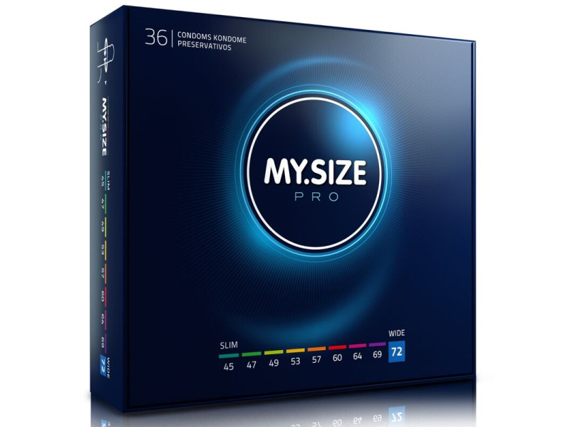 MY SIZE - PRO CONDOMS 72 MM 36 UNITS