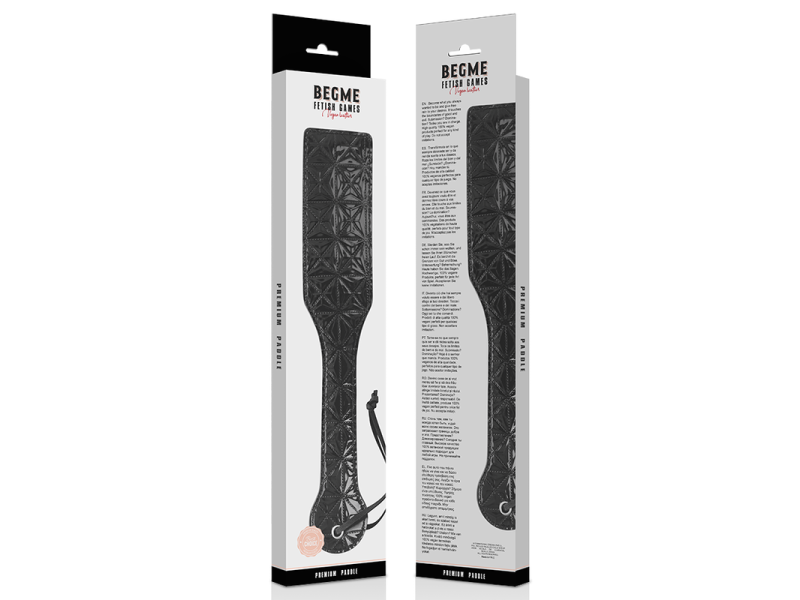 BEGME - BLACK EDITION VEGAN LEATHER PADDLE