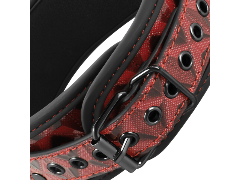 BEGME - RED EDITION COLLAR WITH NIPPLE CLAMPS WITH NEOPRENE LINING