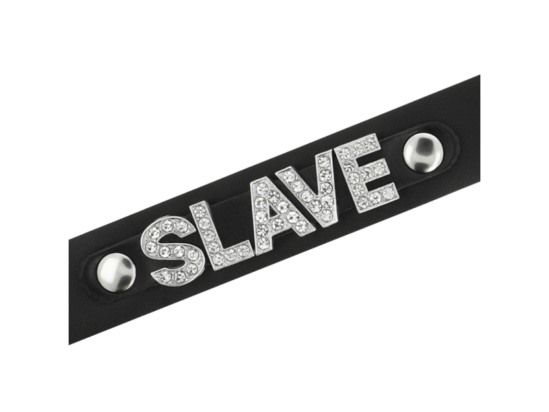 COQUETTE CHIC DESIRE - SLAVE VEGAN LEATHER CHOKER