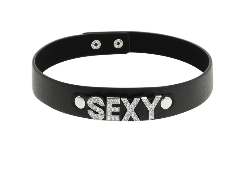 COQUETTE CHIC DESIRE - SEXY VEGAN LEATHER CHOKER