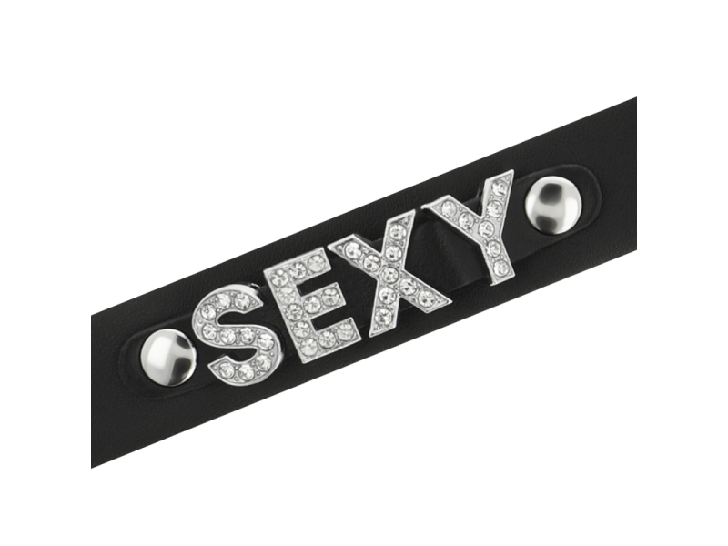 COQUETTE CHIC DESIRE - SEXY VEGAN LEATHER CHOKER