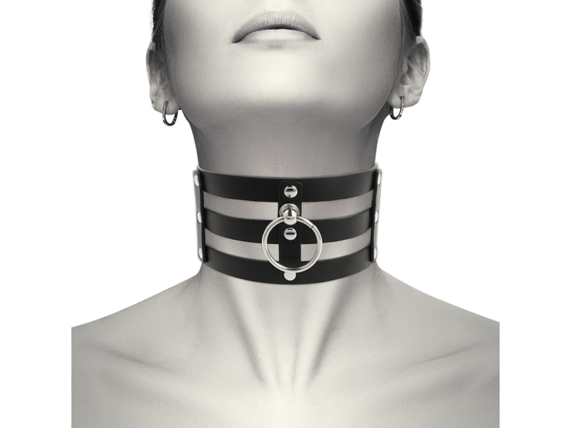 COQUETTE CHIC DESIRE - FETISH STYLE VEGAN LEATHER CHOKER