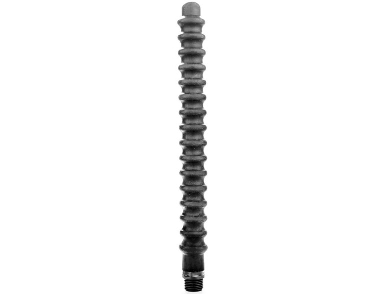 ALL BLACK - MEGA RIPPLE SHOWER ANAL SILICONE 28.5 CM