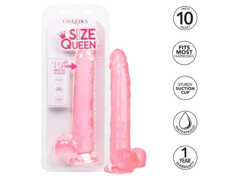 CALEXOTICS - SIZE QUEEN DILDO PINK 25.5 CM